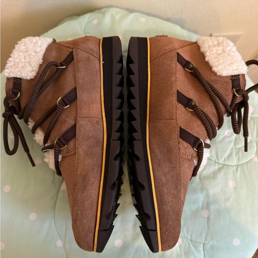 Sorel NL4345-242 Harlow Lace Cozy Lug Sole Women’s Boots size 8.5 - Picture 4 of 16